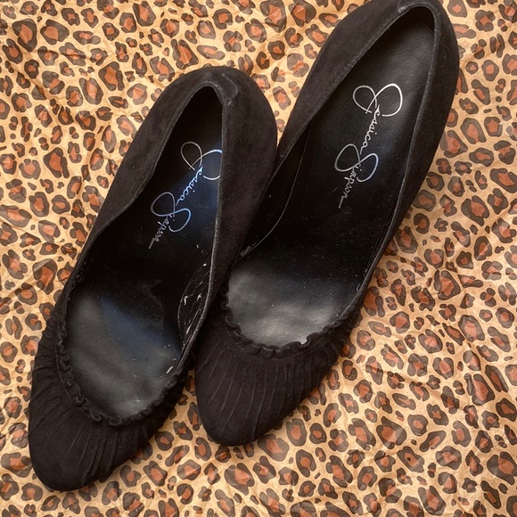 Jessica Simpson Shoes - 🛝⬇️ Jessica Simpson Size 8B 38 Black High Heels Pumps